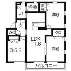 サニーコートの物件間取画像